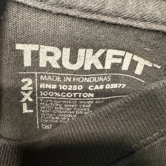 Trukfit Black Tee with Yellow Accents - Picture 2 of 4